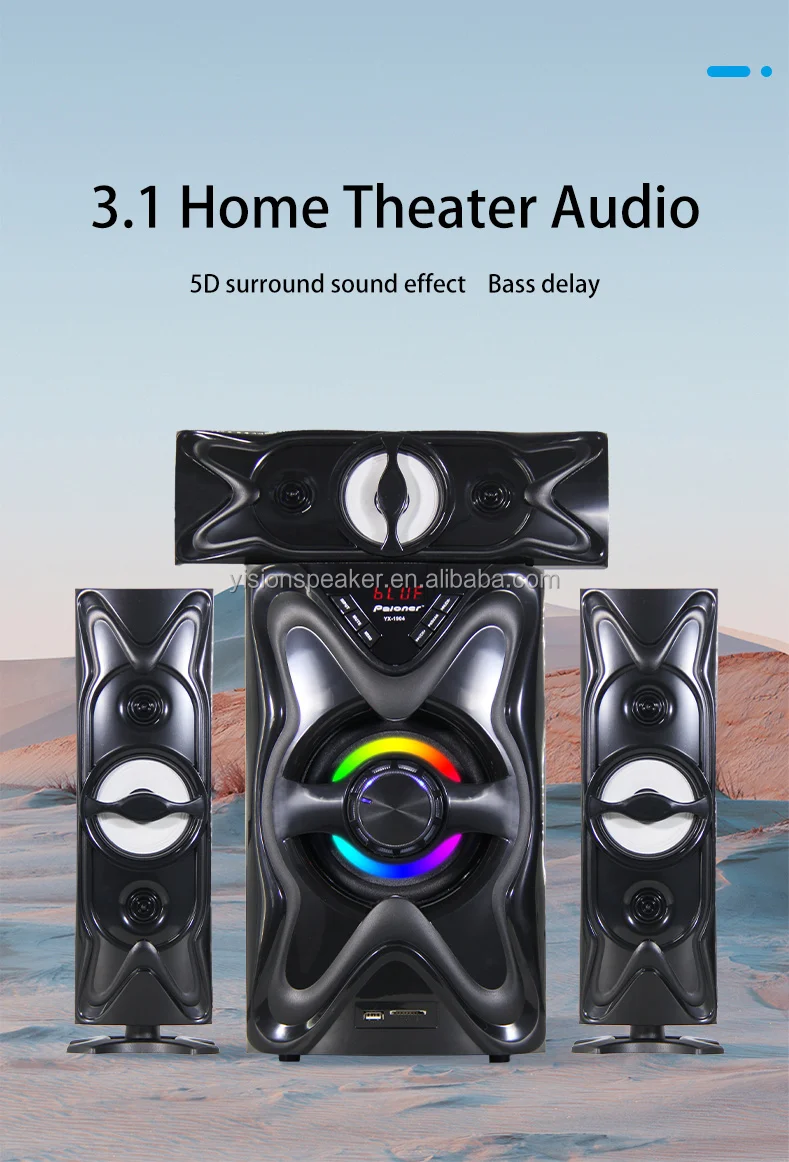 Microlab 3.1 Multimedia Subwoofer Usb Operated Smart Home Theater