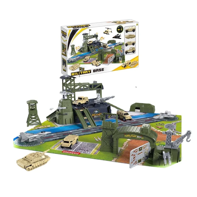 Juguete educativo de vehículo militar, Base militar