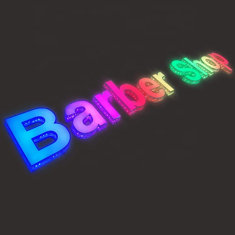 
Светодиодные 3d буквы для улицы, светящийся магазин, вывески, светодиодные буквы 