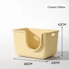 Open-top cloud cabin in cream color without a lid