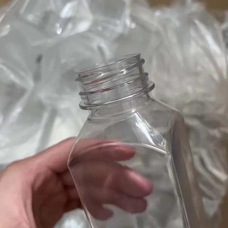 8oz 10oz 16oz Empty Reusable Juice Beverage Containers With Tamper Evident Lids Pet Clear Plastic Juice Bottles With Cap