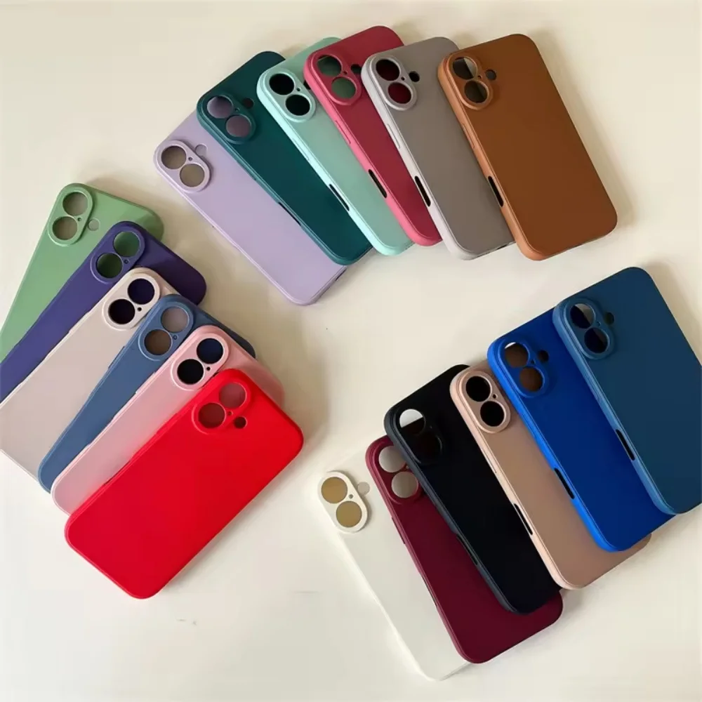 product 15mm soft matte tpu liquid silicone microfiber cell phone cover case for iphone  17 16 15 14 13 12 11 pro max laudtec-2