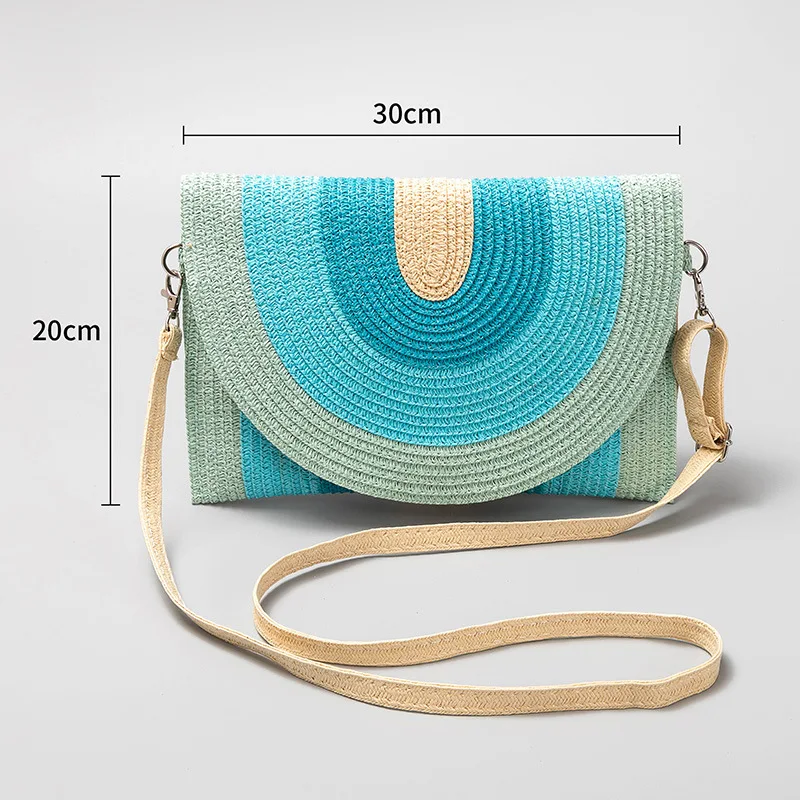Handmade Rattan Bags Straw Woven Crossbody Purses And Handbags 2023