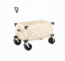 EAYNON Outdoor Camping Folding Wagon Collapsible Garden Camp Shopping Cart