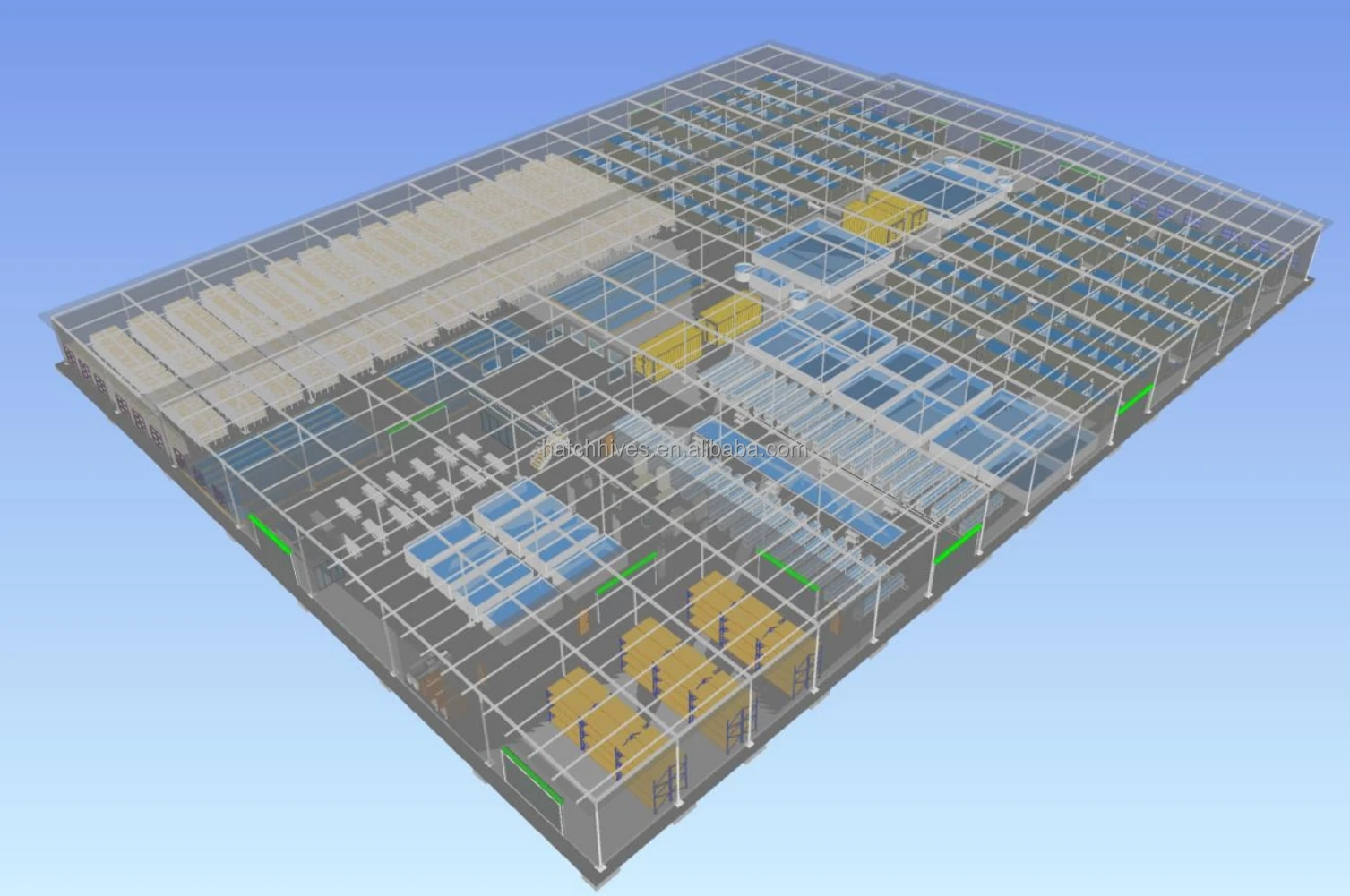 Commercial Indoor RAS System Fish Farming Equipment Aquaculture System ...