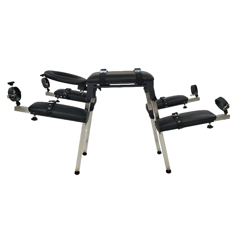 High-end Spanking Chair Position Assistance Restraint Stool Adult Sex Bondage BDSM Furniture Chair with Wrist Cuffs Sm Products