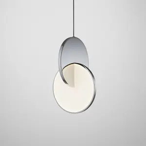 JACKSUN Nordic Modern 15W LED Pendant Light Modern Chic Hanging Lamp for Living Room Decor Chic Nordic Chandelier
