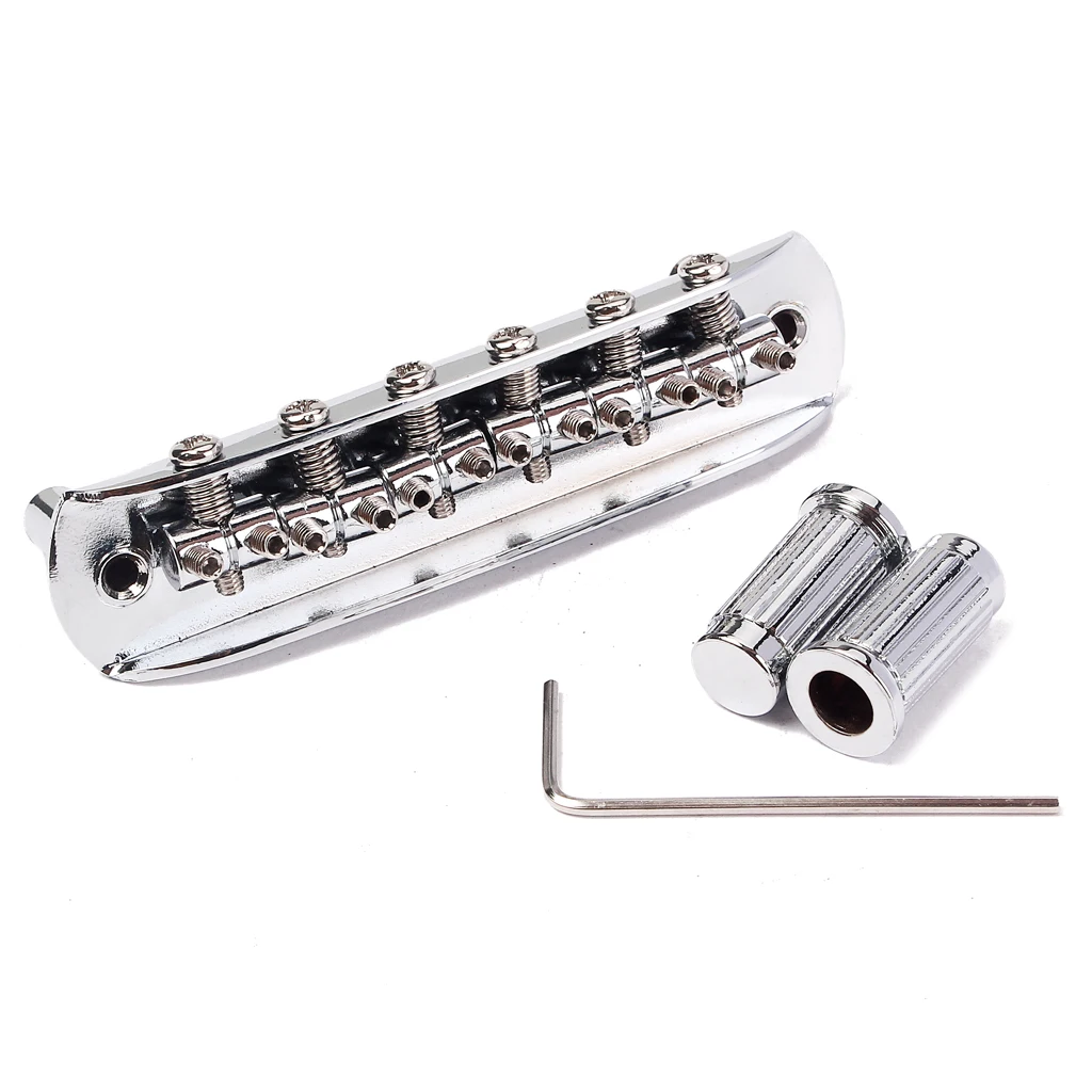 Guitar Bridge Saddle Replacement for Mustang Jaguar or Jazzmaster with Studs 3Colors