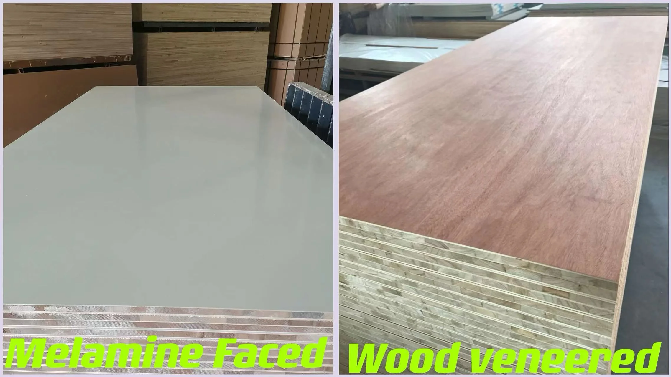 1220mmx2440mm Commercial Veneer Faced Blockboard/block Board - Buy ...