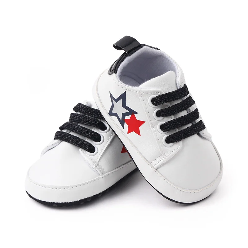 Hot selling cheap white sport newborn infant baby sport shoes for boys and girls factory
