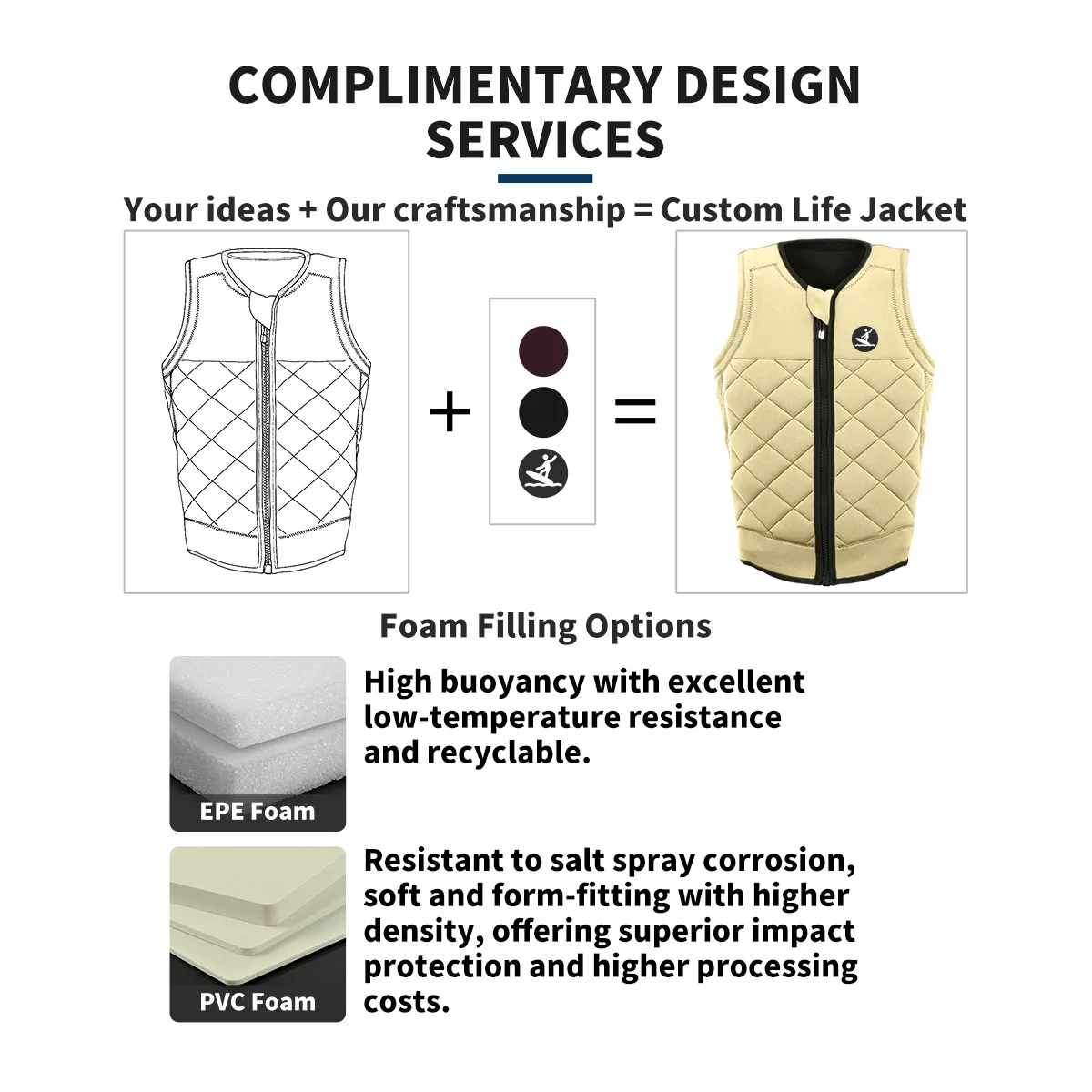 Custom Light Wakeboard Impact Vest - Prozipca Life Jacket