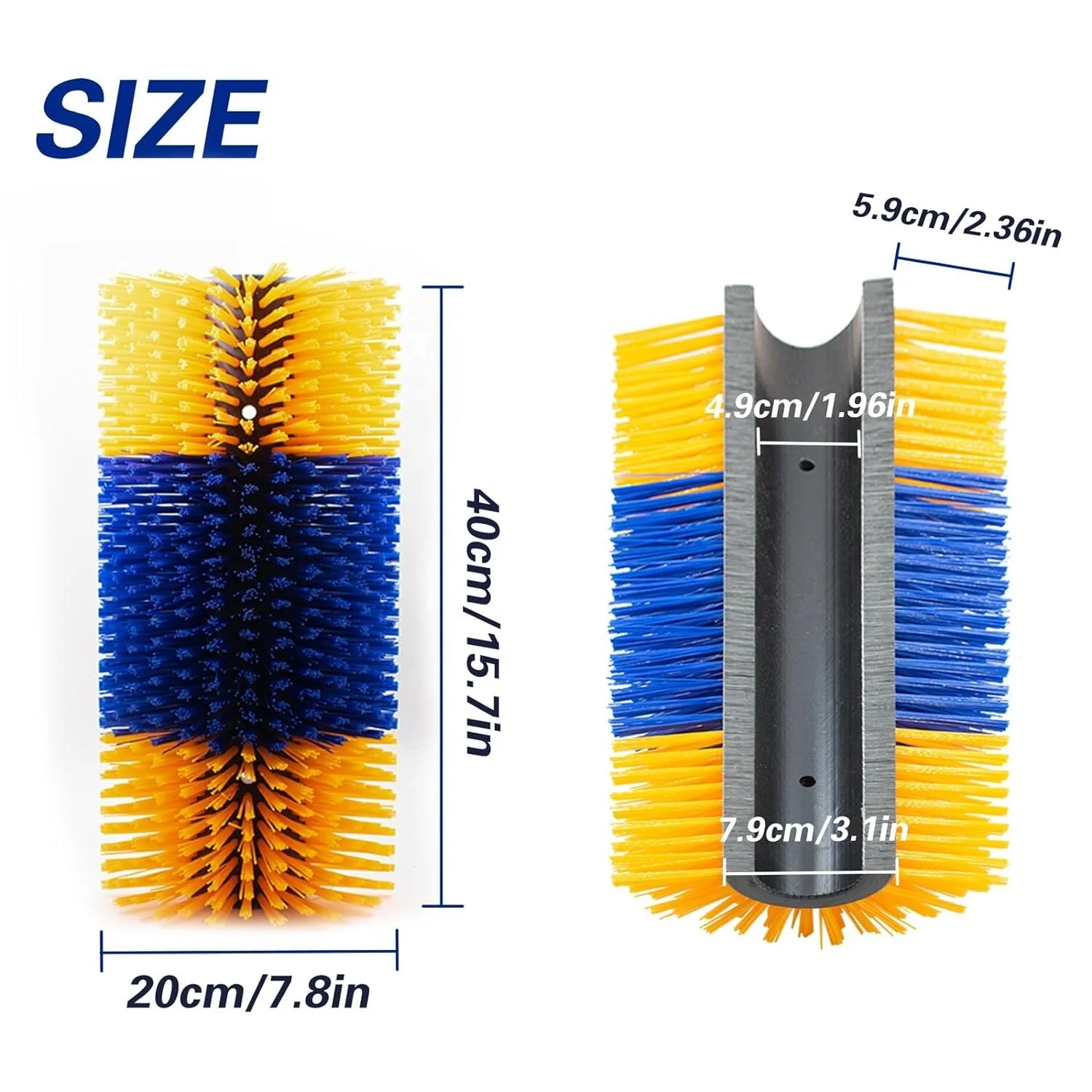 Scratch Brushes Itch Relief Brush Clean Massage Scratch Brushes for Equine Bovine Cow Sheep Pig Deer Livestock Cattle