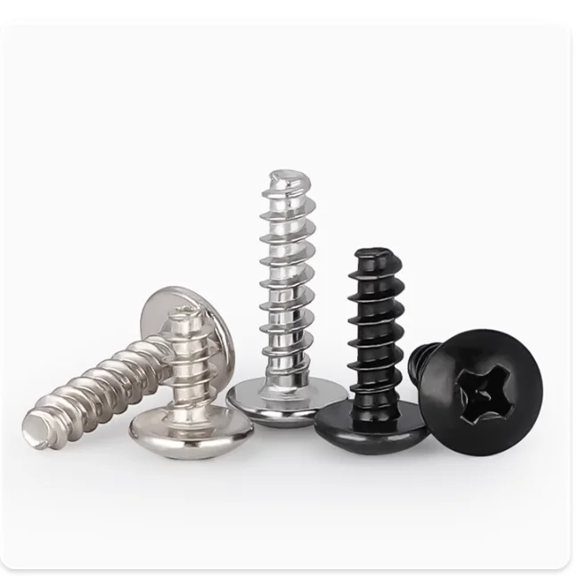 product high rated phillips cross recessed pan head plastic thread rolling screw self tapping screw for metal-64