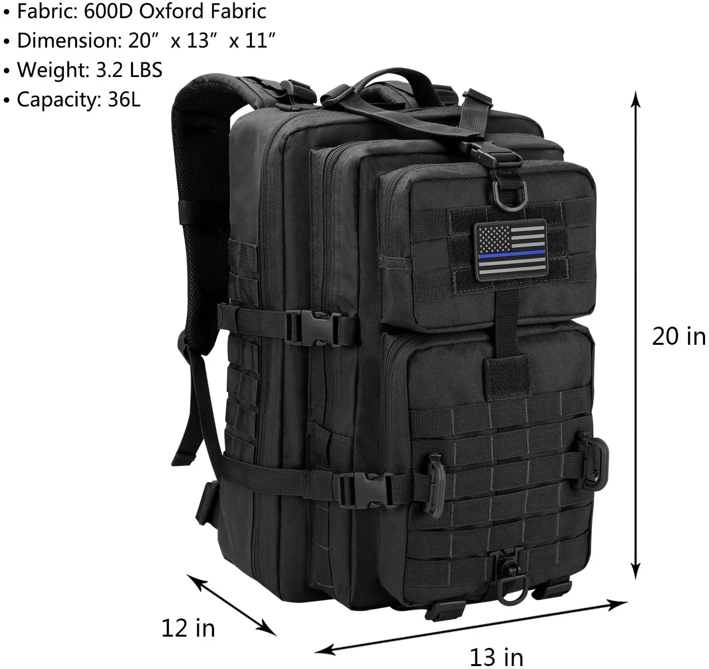 Oleaderbag Assault Bag Practical Outdoor Backpack Camping Backpack