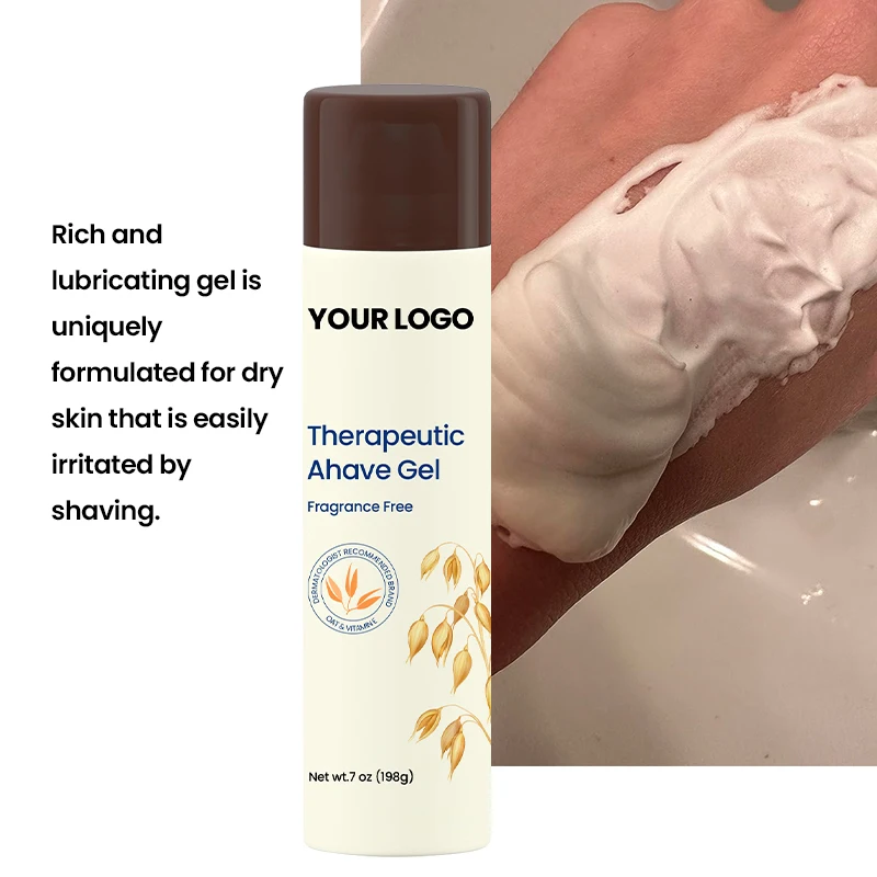 Wholesale Custom Moisturizing Barber Transparent Non-irritating Shaving Gel for Men Use to Help Prevent Razor Bumps(pic1)