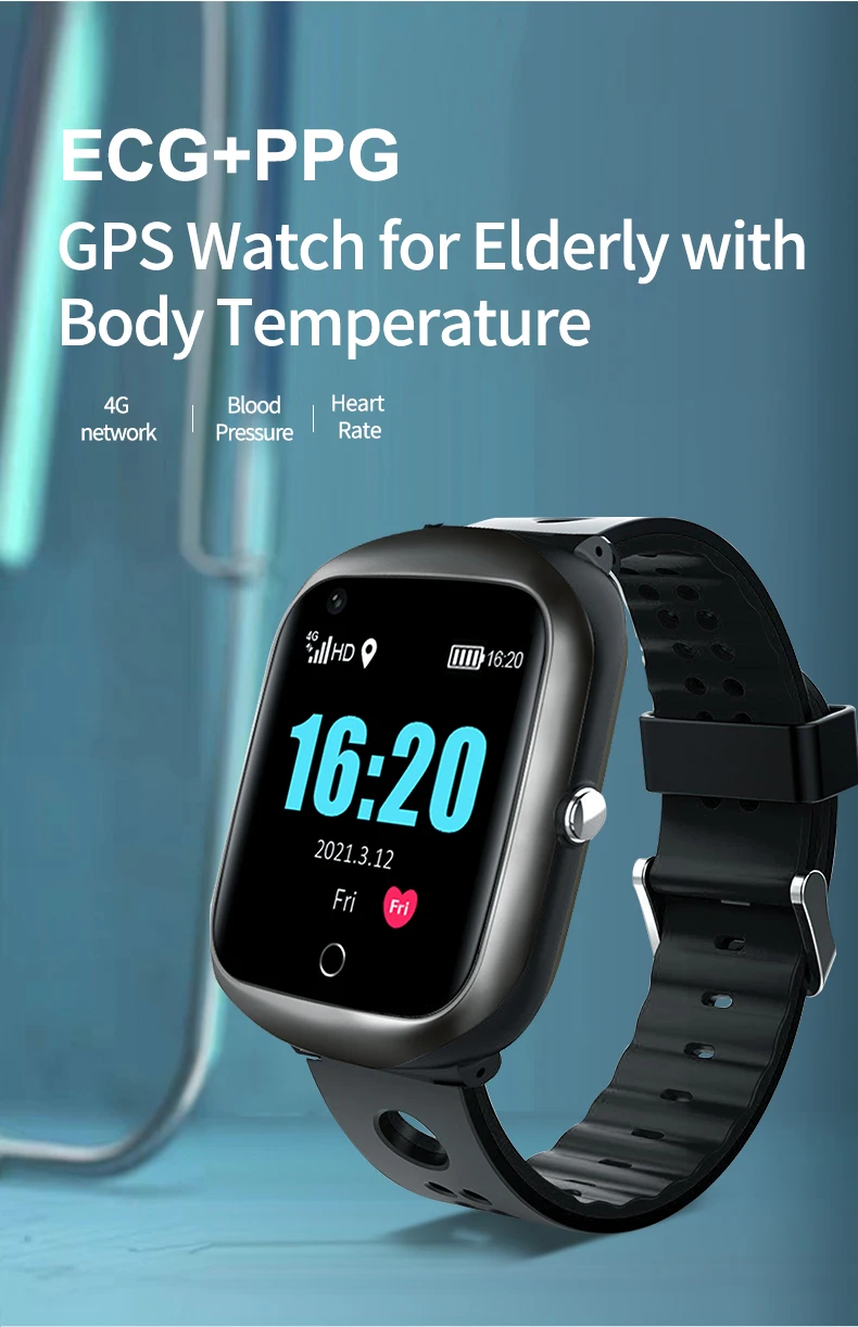 4G Mini Smart Watch GPS Tracker Personal Locator and SOS Anti-Lost Device for Kids Elderly and Humans Aibeile Plus App FA66