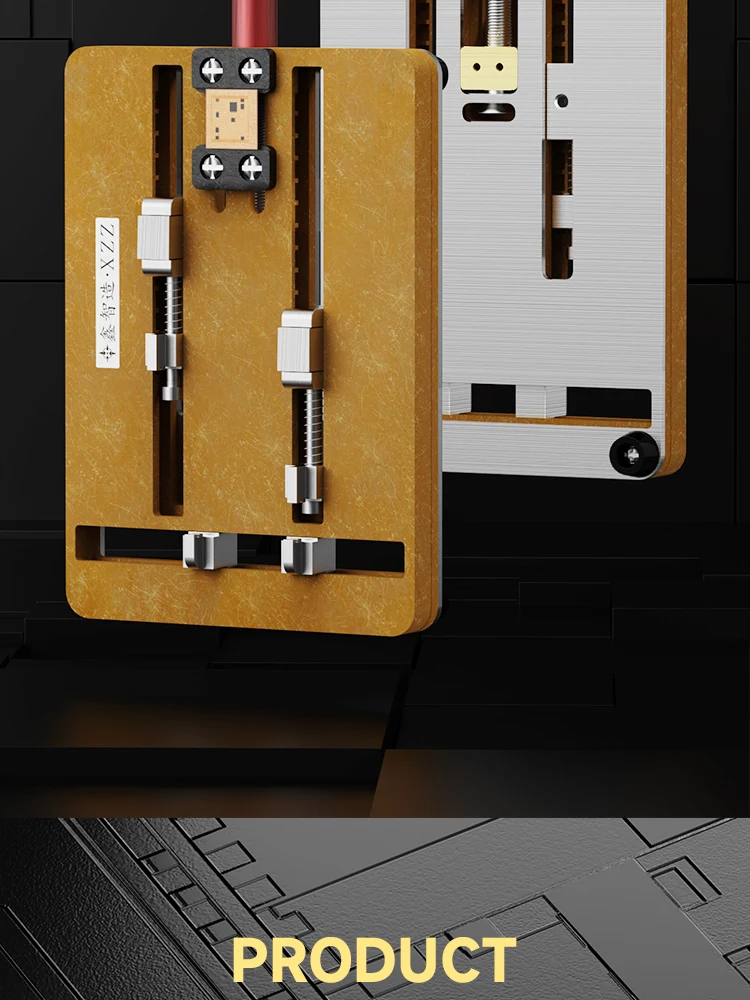 XZZ T2 Dual-axis Multi-function Motherboard Fixture PCB Holder CPU IC Chip Soldering Rework Platform Universal Clamp
