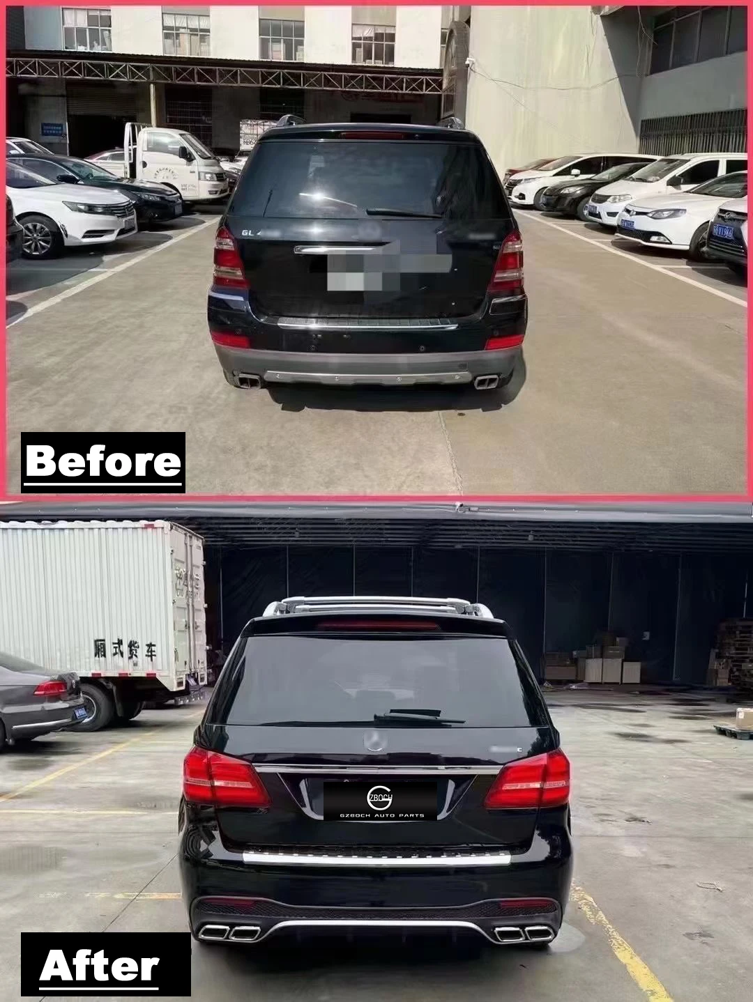 Body Kits For Mercedesbenz Glclass X164 Change To X166 Gls 63amg