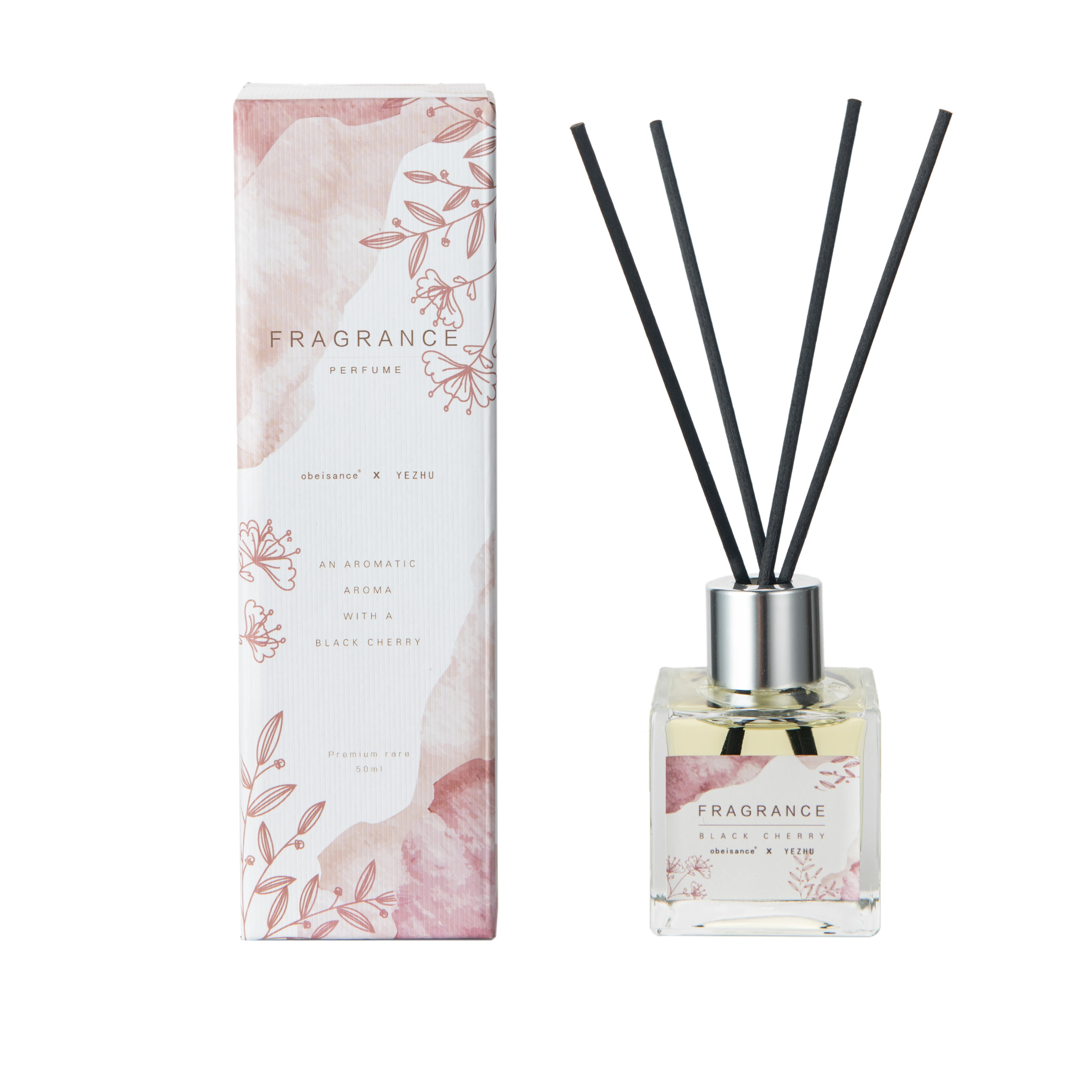 product 50ml wholesale transparent bottle custom private label luxury high concentrated essential oils reed diffuser684-1