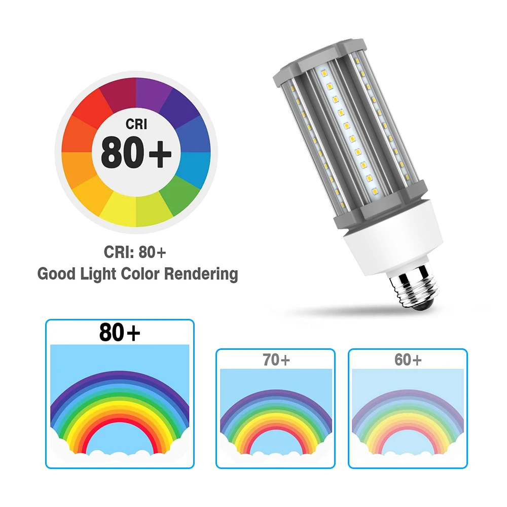 Energy Saving E27 Led Bulb 12w 4000K Led Corn Bulb Light IP64 Waterproof Rating for High Bay Led Retrofit Bulb