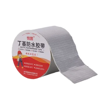 Aluminum Foil Waterproof Tape with Butyl Rubber for Outdoor Roof Applications