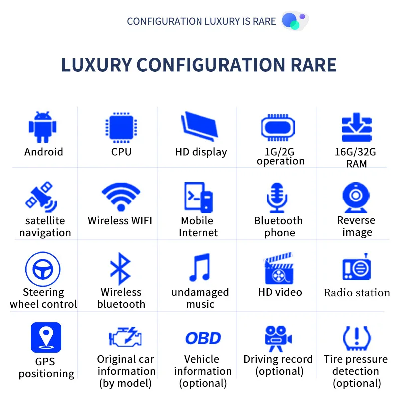 10 Inch Android Car Radio GPS Navigation Autoradio Multimedia Player BT WIFI 2 Din Car Audio Stereo With CarPlay - view 5