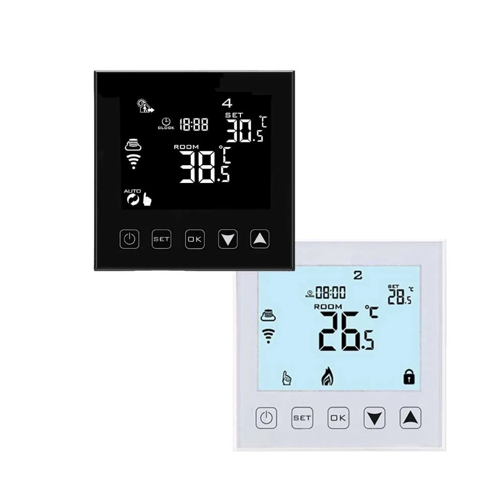 HY603 WIFI Smart Home Products Thermostat Motorized Ball Valve Water Controller Wifi 24 v Ac Radiator Hysen