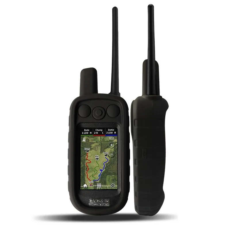 Custodia In Silicone Antiurto Per Garmin Alpha 300i E 200i – Colore Arancione, Tagli Precisi