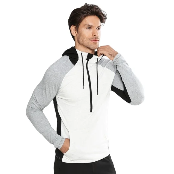 slim fit athletic moletom com capuz