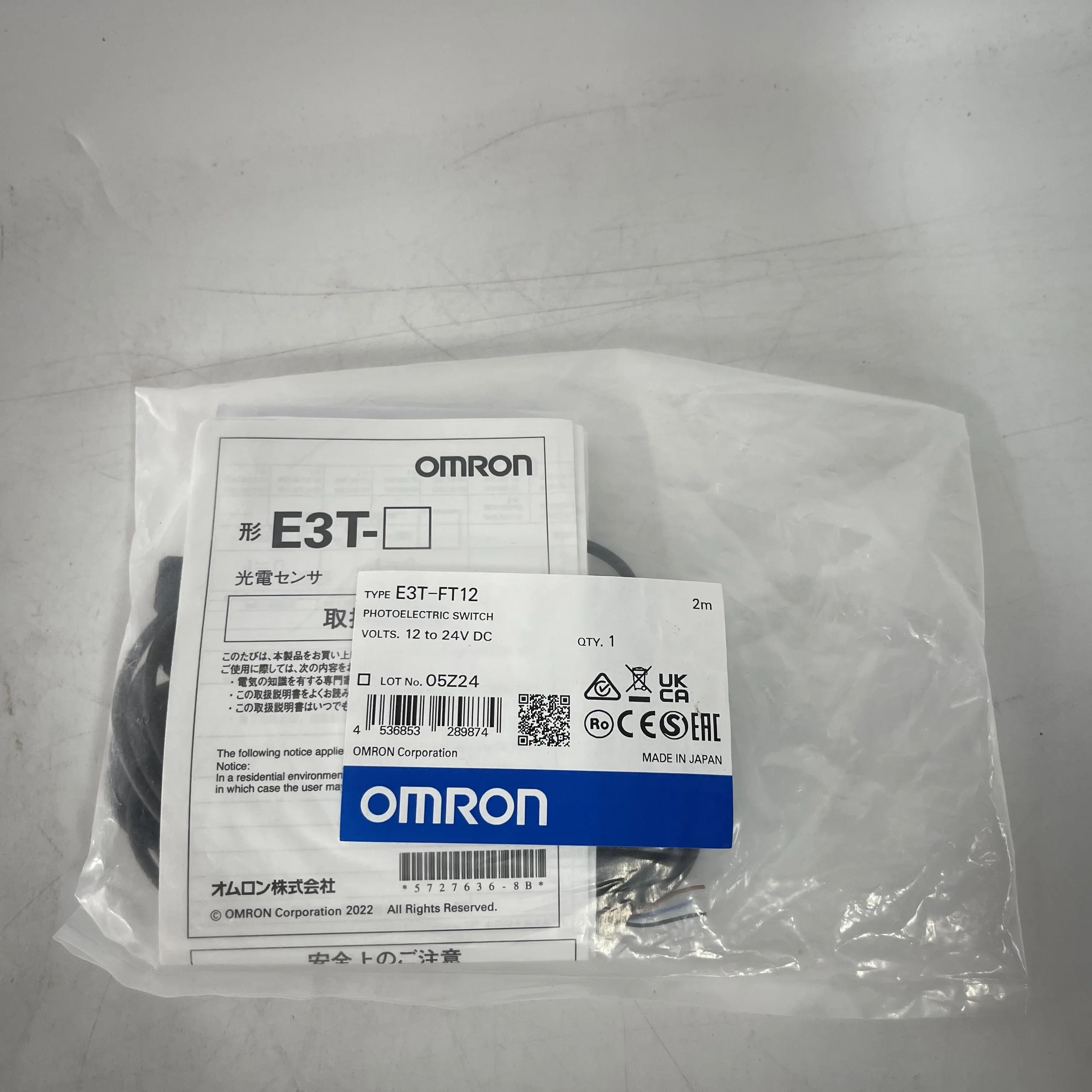Omron Photoelectric Switch E3T-FT12