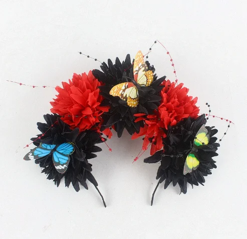 Halloween gifts flower skull headbands for Halloween party.png