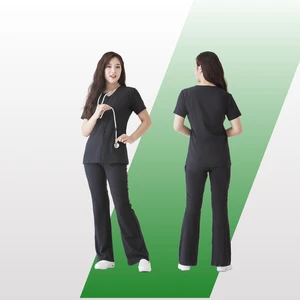 Women's High Quality Stretchy Medical Scrubs Comfortable Working Wear Hospital Uniforms