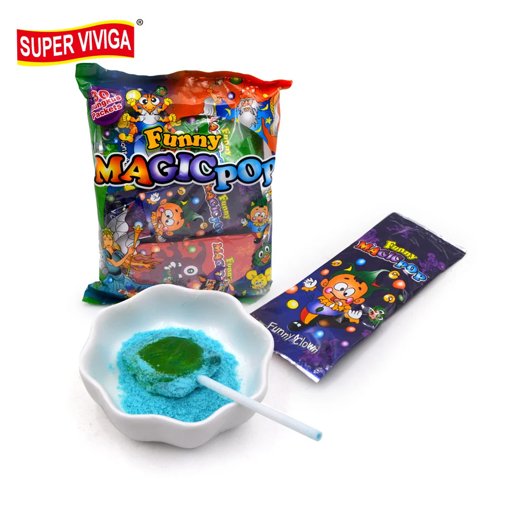 Wholesale Custom Private Label Magic Pop Popping Candy with Foot Lollipop