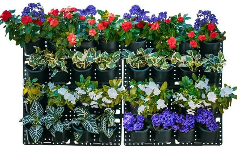 Expandable Vertical Green Wall Planter Go Green In Small Spaces To Grow