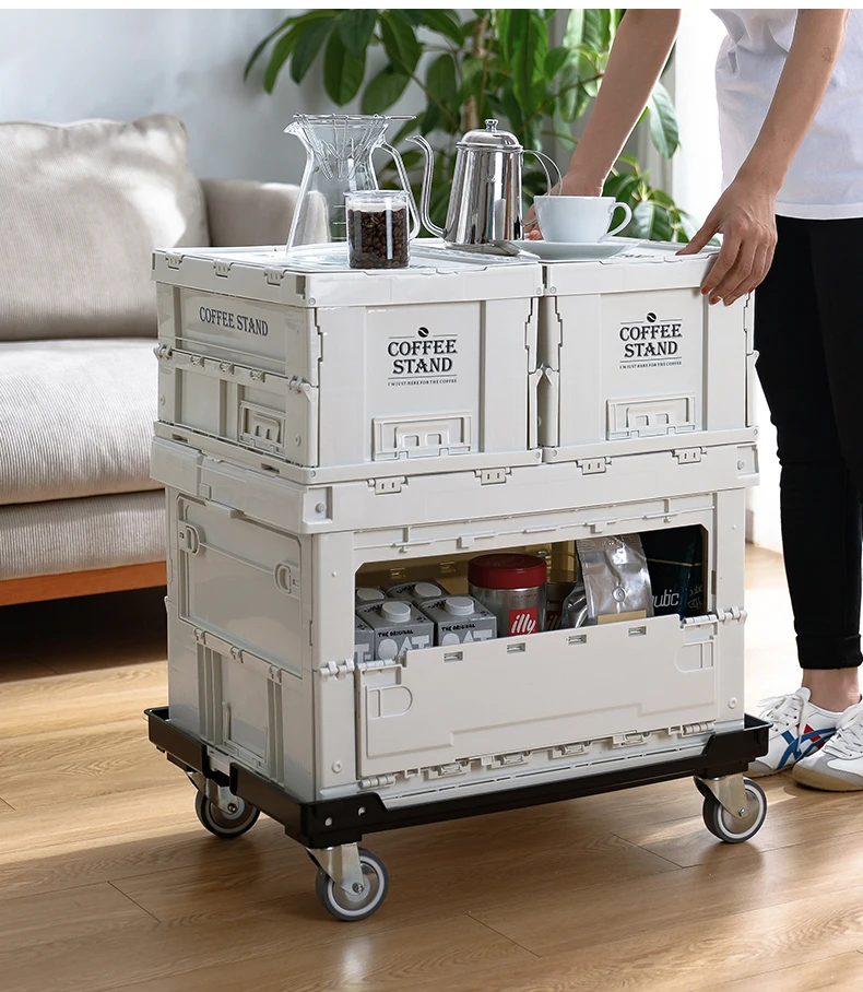 SHIMOYAMA Aufbewahrungsbox mit Baugrundplattendeckel für Duplo-Blöcke