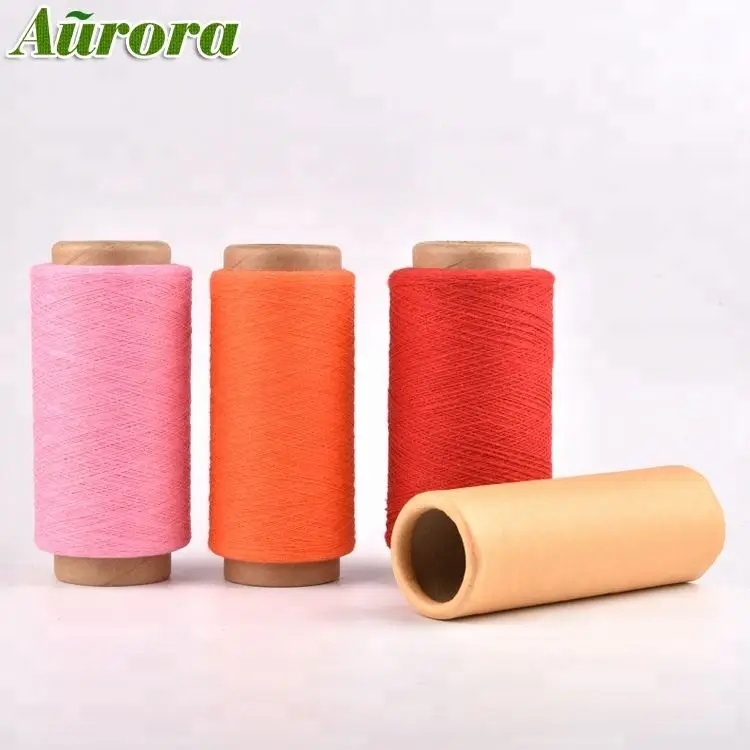 China manufacture4s 6s 8s regenerated cotton polyester mixed OE weaving yarn for rugs