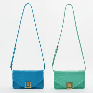 Lizard Animal Embossed PU Leather Shoulder Sling Bag Ladies Crossbody Handbag Purse for Women