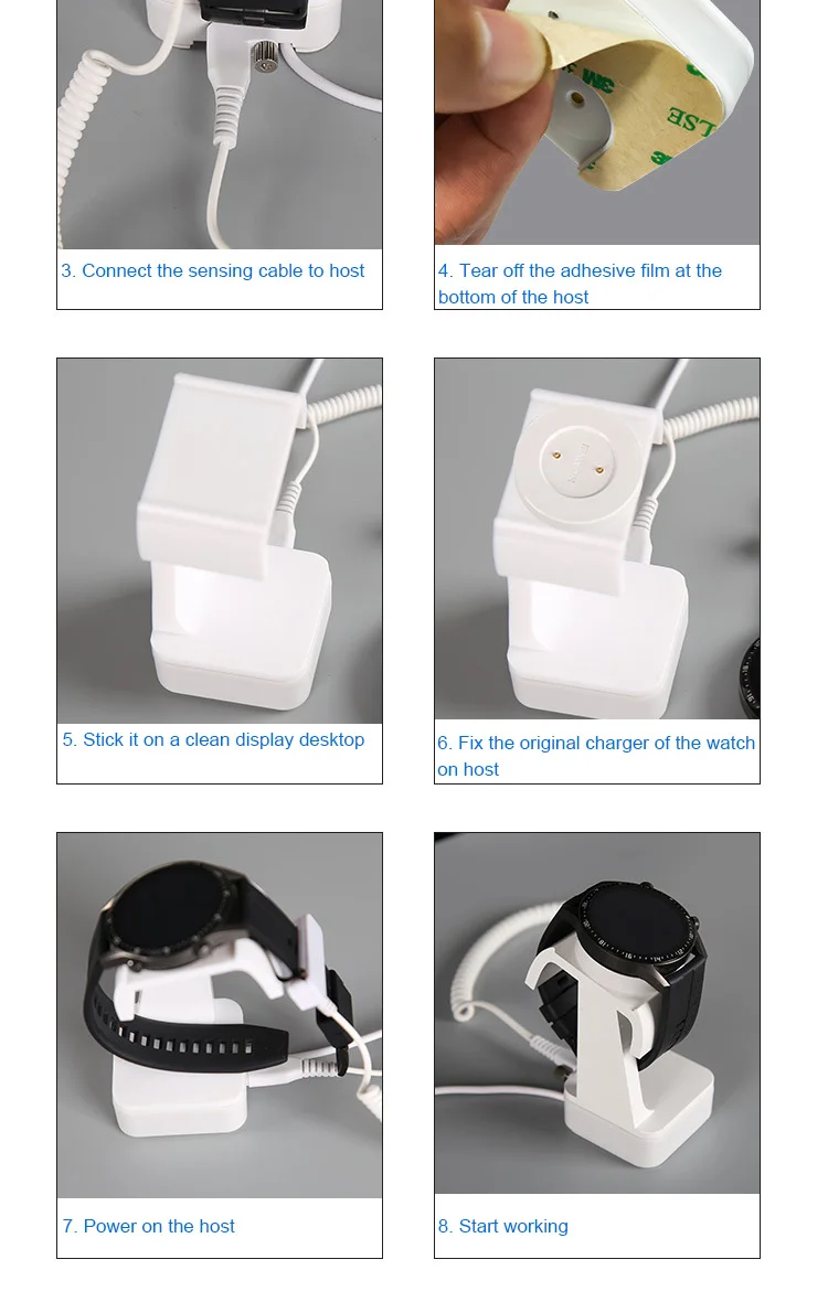 Universal Watch Anti Theft Holder Alarm Retail Security Display Stand ...