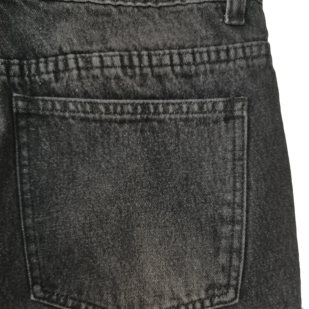 Custom Digital Printed Men's Cotton Straight Wide Leg Baggy Jeans Pants ...