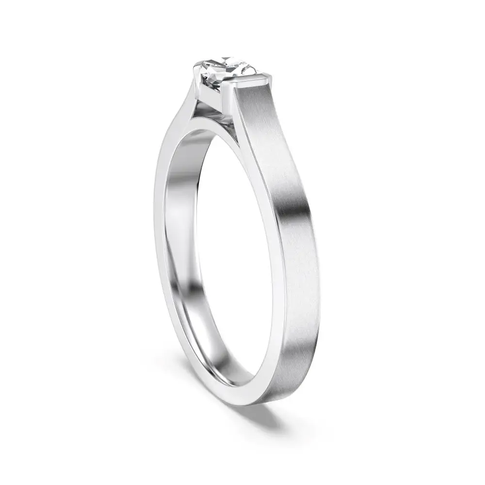 KAKODIY Trending Products Jewelry 925 925 Sterling Silver 5A Zirconia Blunt Polish Wedding Ring detail 5