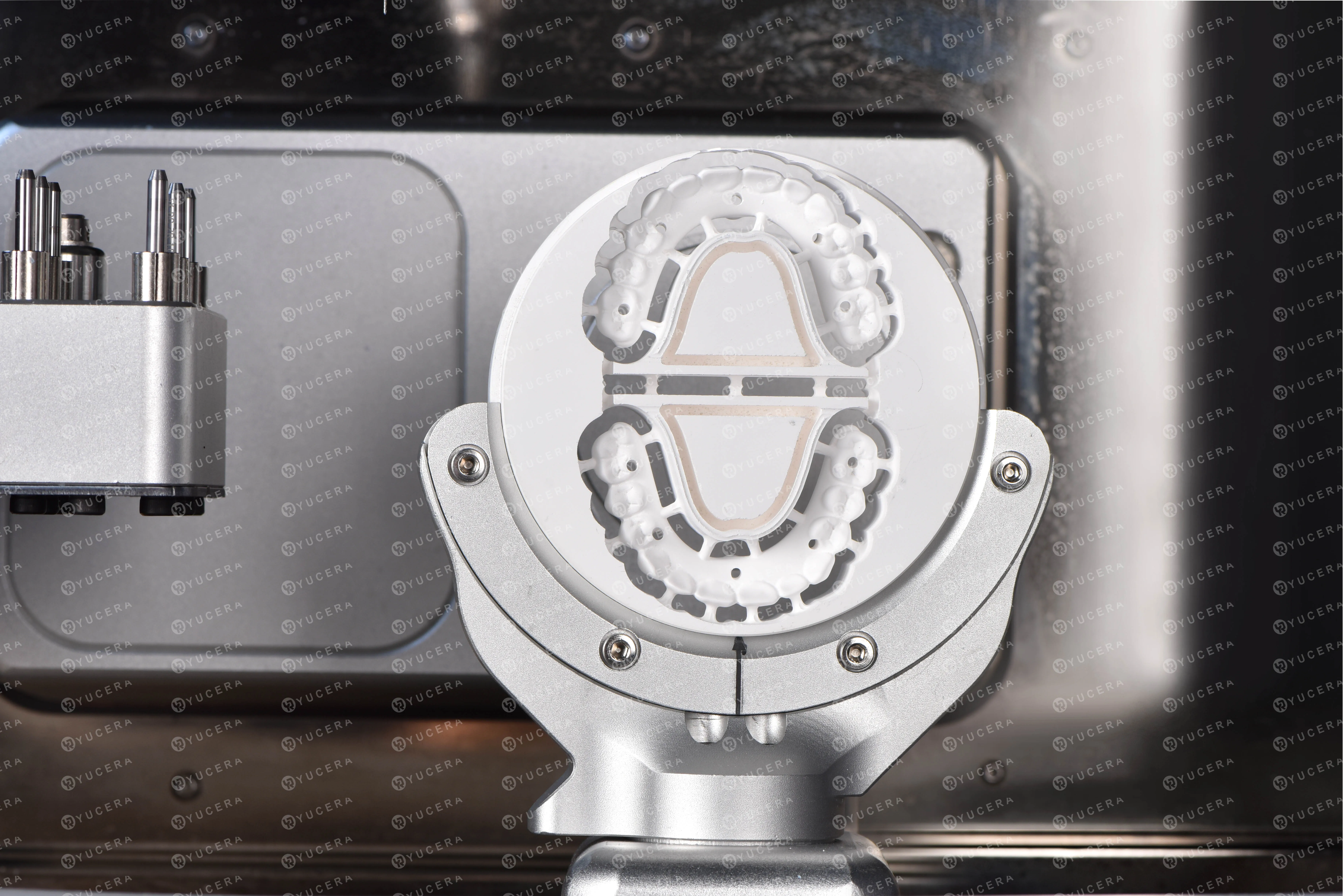 YUCERA YRC-5X 5-Axis Dental Mill ±5μm Precision for Implant Abutments & Full-Arch Bars