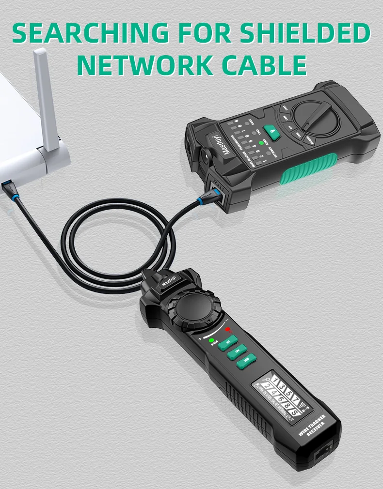 FY8169 Telecom Tool RJ45 RJ11 STP UTP LAN Diagnose Tone Tracer Network cable tester Wire tracer PoE living Detection
