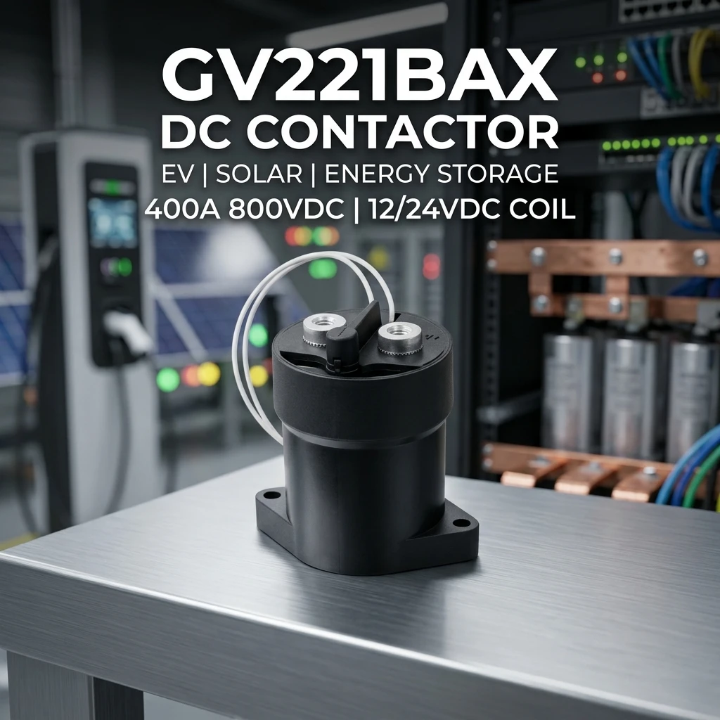 รีเลย์พลังงานกระแสตรงระดับพรีเมียม ค่ากระแส 200A GV221BAX สำหรับ Sensata-Gigavac กระแสไฟฟ้า 200A, แรงดันไฟฟ้าตรง 12VDC และสูงสุด 800VDC, มีประสิทธิภาพการใช้พลังงานสูง เหมาะสำหรับเครื่องจักรหนัก
