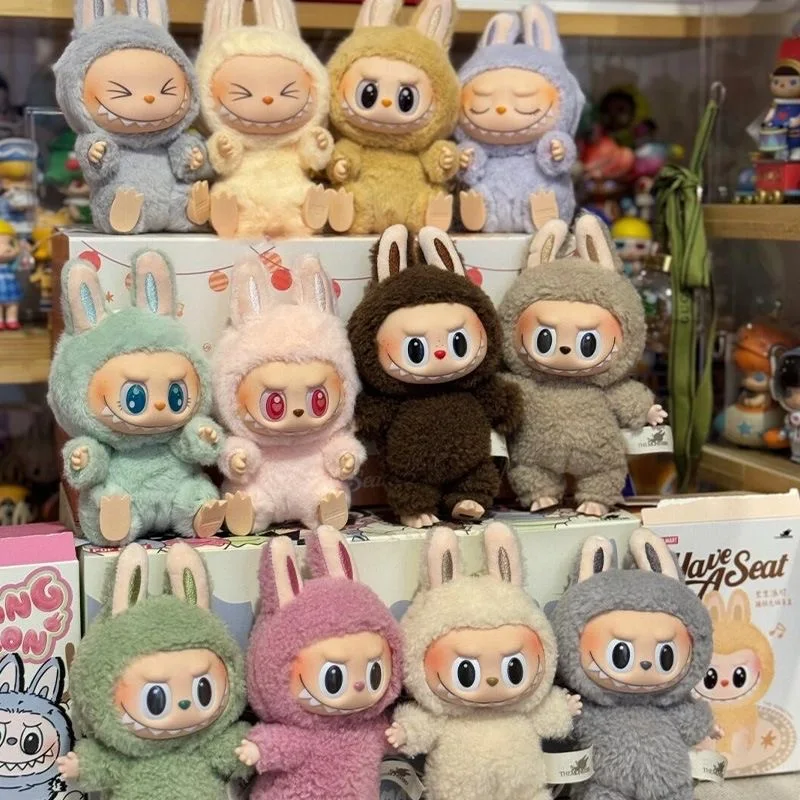 High Quality Creative Anime Kawaii Labubu Doll Macaron POPMART Trendy ...