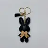Black with key ring tassel