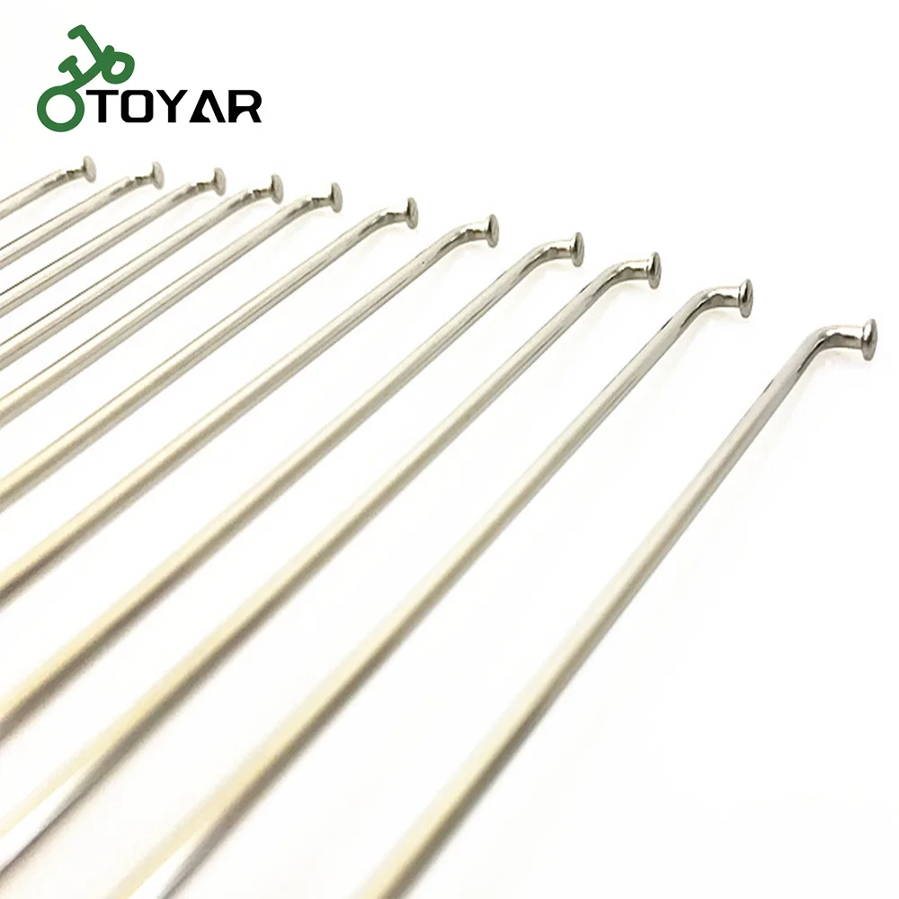 Toyar Stainless Steel Bicycle Spokes With Copper Nipples All Size 8g