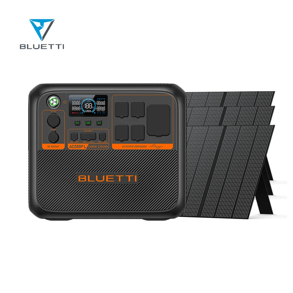 BLUETTI 脆い AC200P&Solar Panel 120W x 3