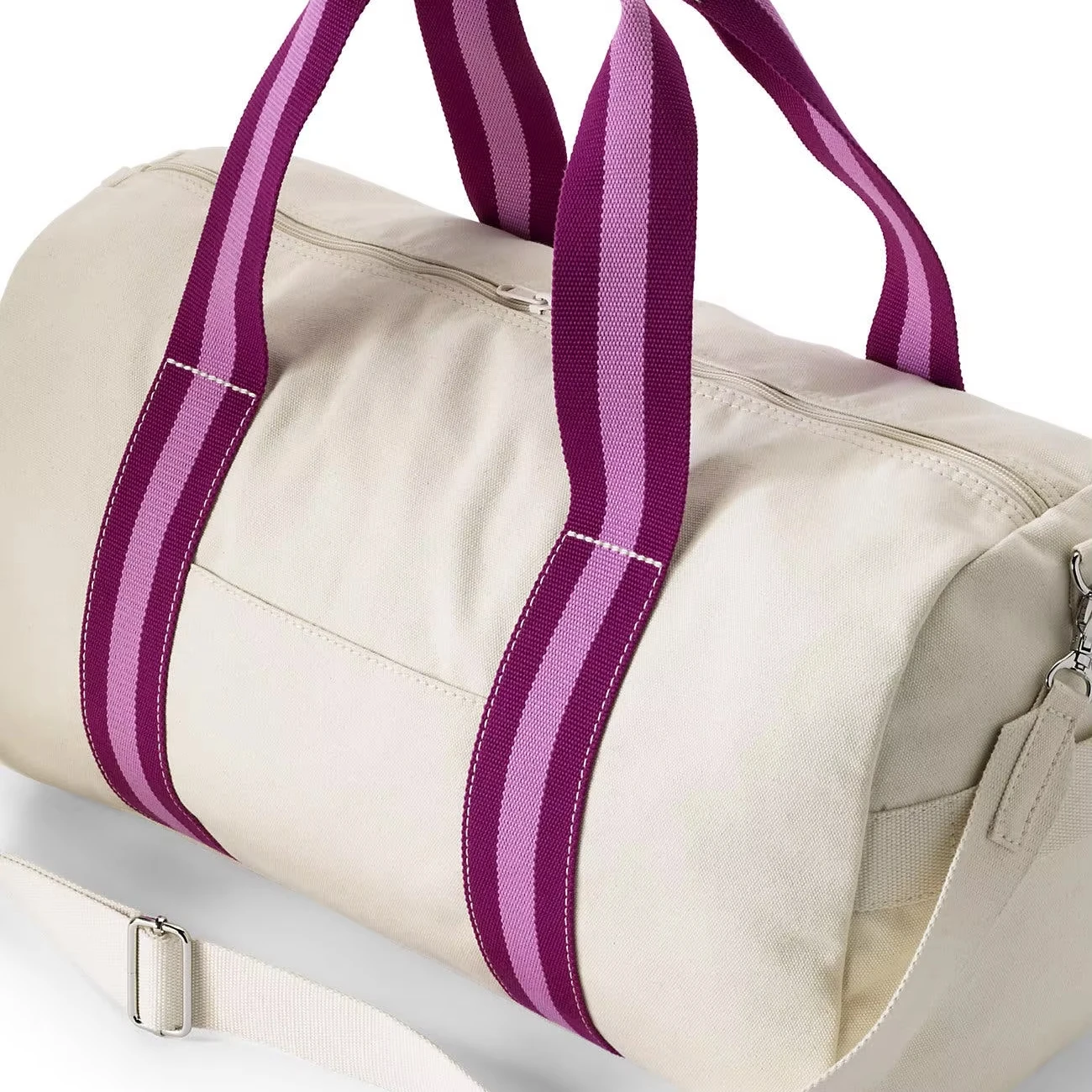 Unisex Waxed Canvas Travel Duffel Bag