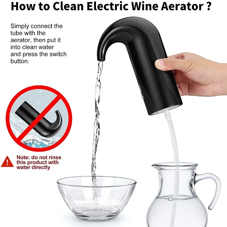 Sunway Smart Gadgets Wine Aerator Automatic Electric Wine Decanter Dispenser