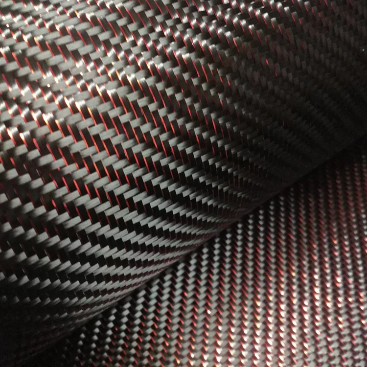 Сине-красная серебристая металлическая проволока T300 ткань из углеродного волокна светоотражающая ткань из углеродного волокна простая ткань 200 г углеродное волокно